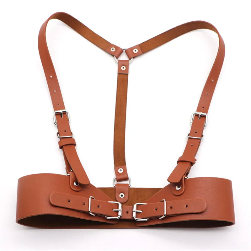 Zepar - PU Leather Straps Harness Belt