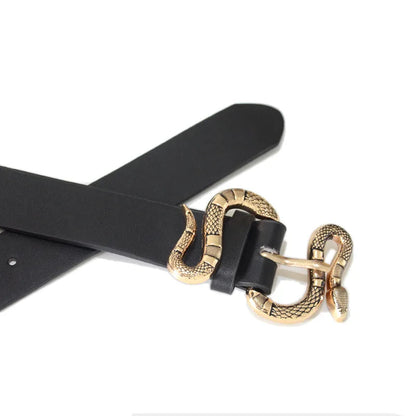 Serpentes - Gothic Snake PU Leather Belt