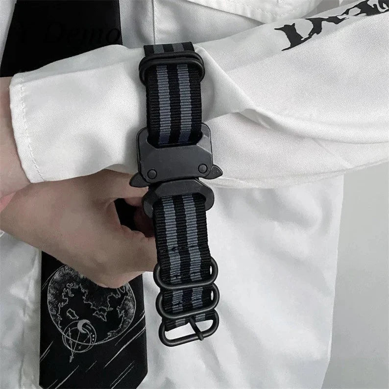 TechForge - Handmade Techwear Adjustable Hand Bracelet Buckle Cuff