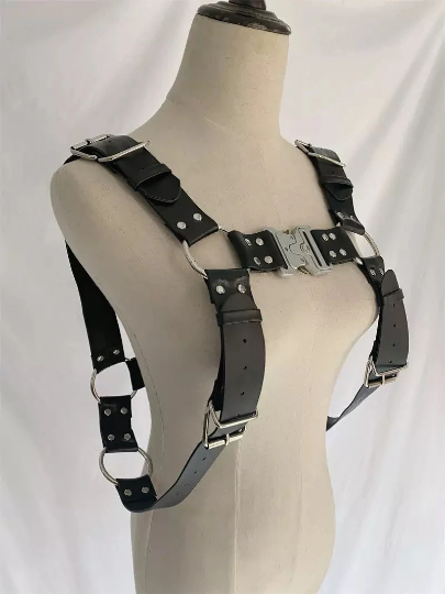 Techwear Adjustable Body Harness Handmade