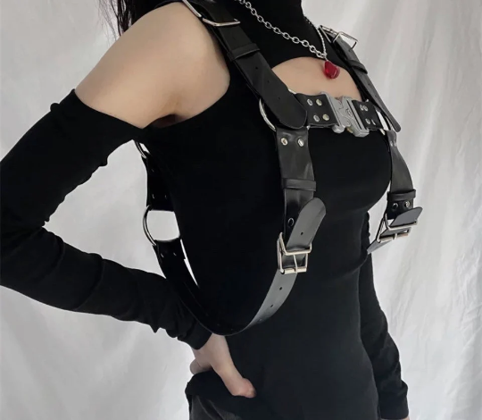 Techwear Adjustable Body Harness Handmade