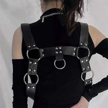 Techwear Adjustable Body Harness Handmade