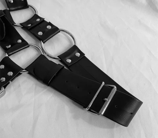 Techwear Adjustable Body Harness Handmade