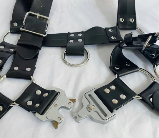 Techwear Adjustable Body Harness Handmade