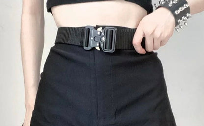 Techwear Metal Buckle Belt