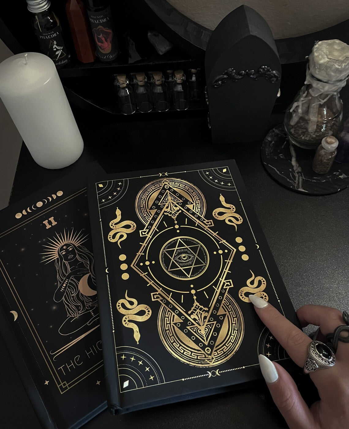 Hexagram, All Seeing Eye Journal, Occult Esoteric Notebook