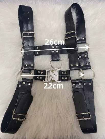 Techwear Adjustable Body Harness Handmade